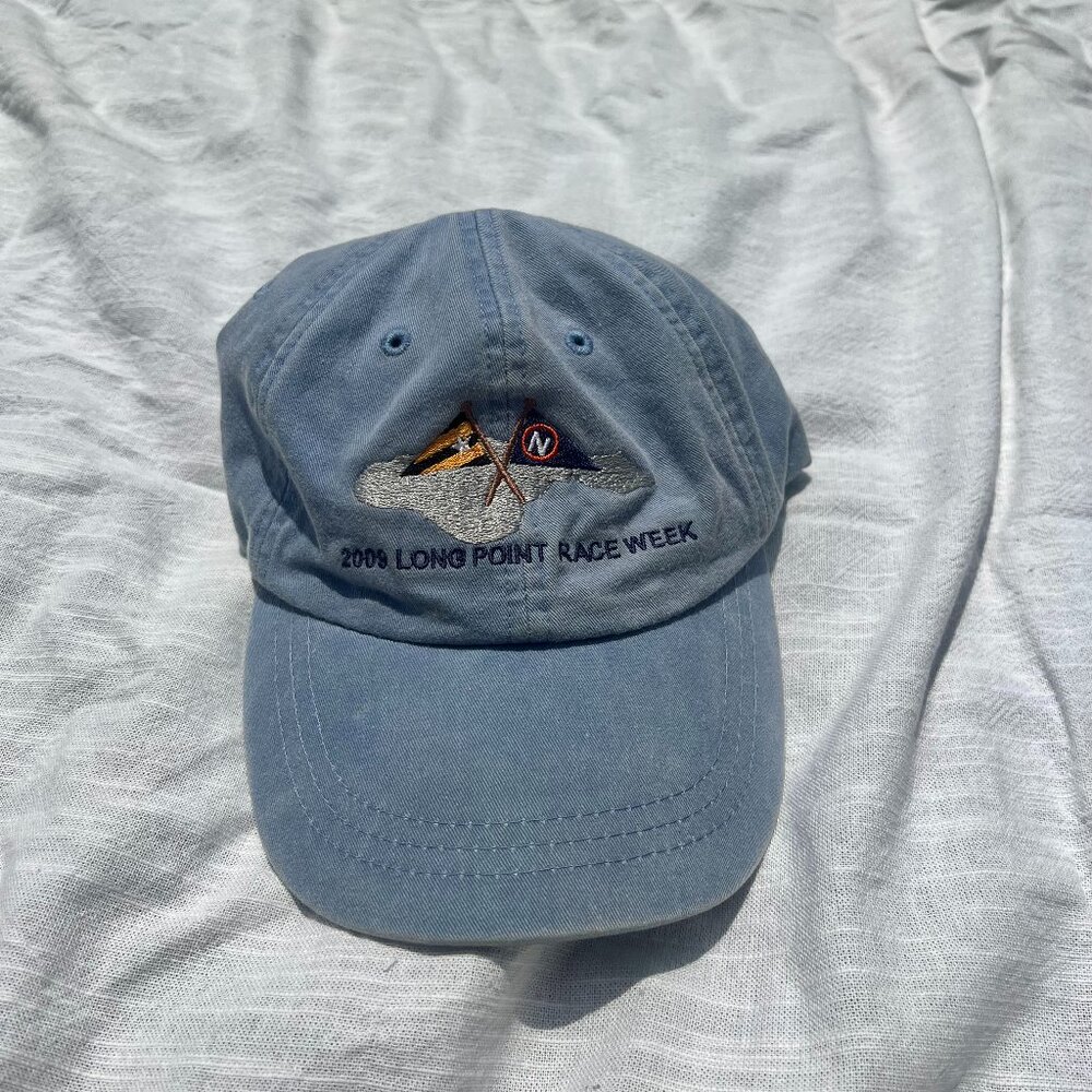 Vintage Denim Embroidered Hat